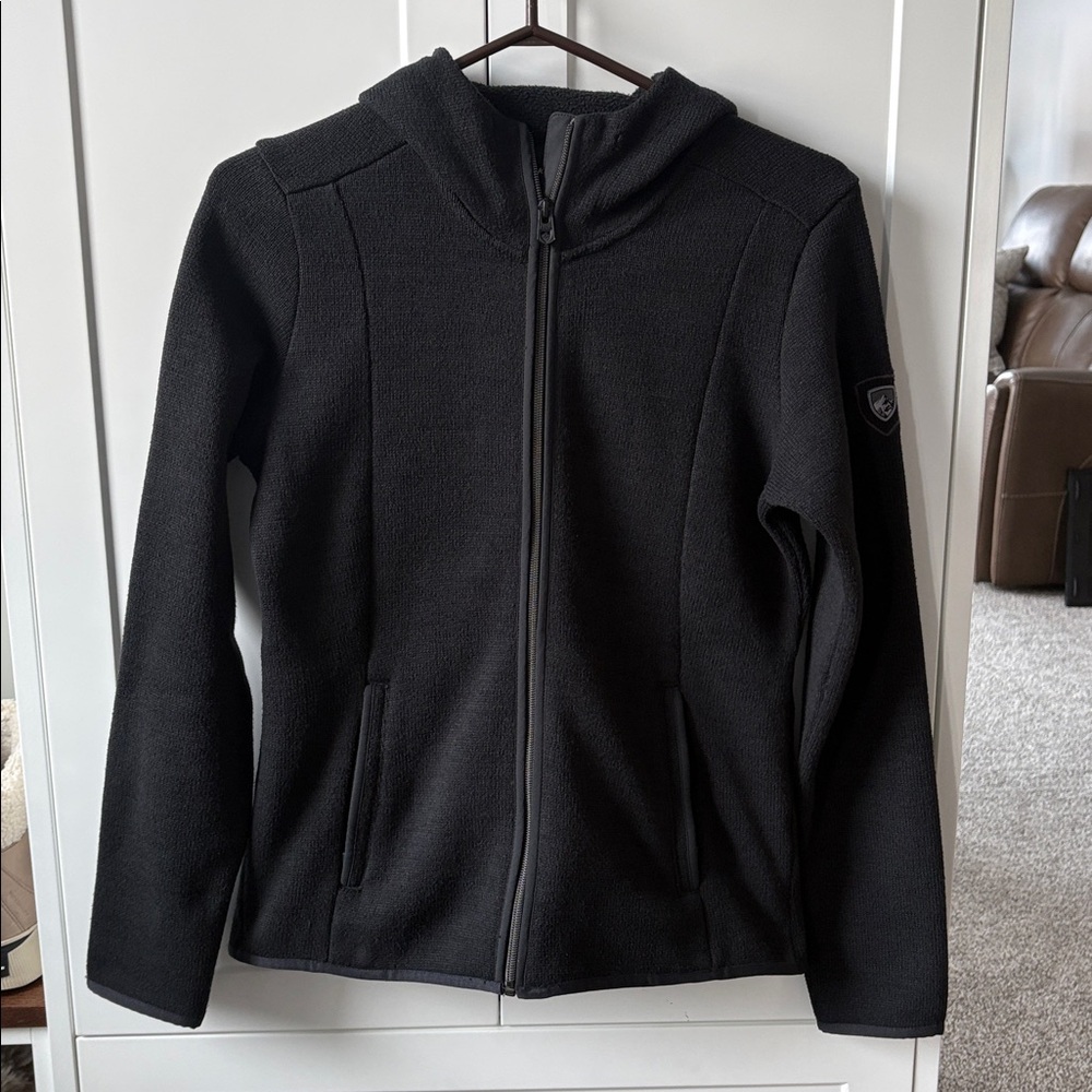 Kuhl Fleece Ascendyr Full Zip Black Hoody Jacket Women’s XS